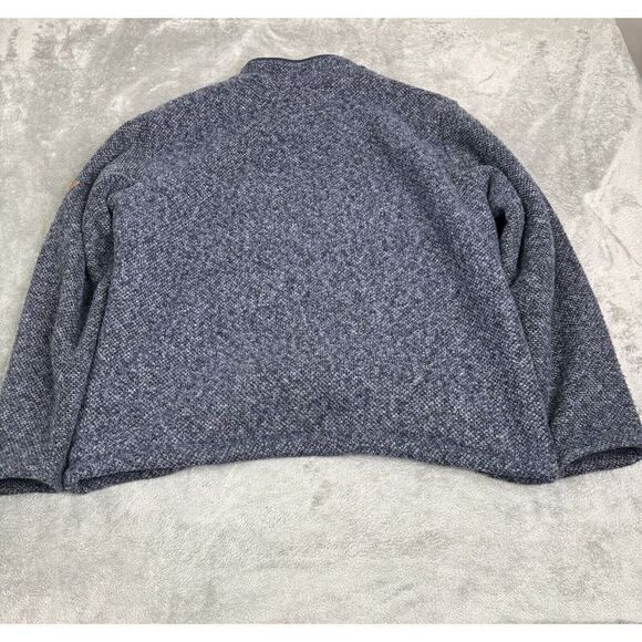 Orvis Men's Brighton Quarter Zip Sweater Size XL Blue - Picture 2 of 11